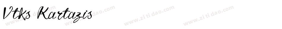 Vtks Kartazis字体转换